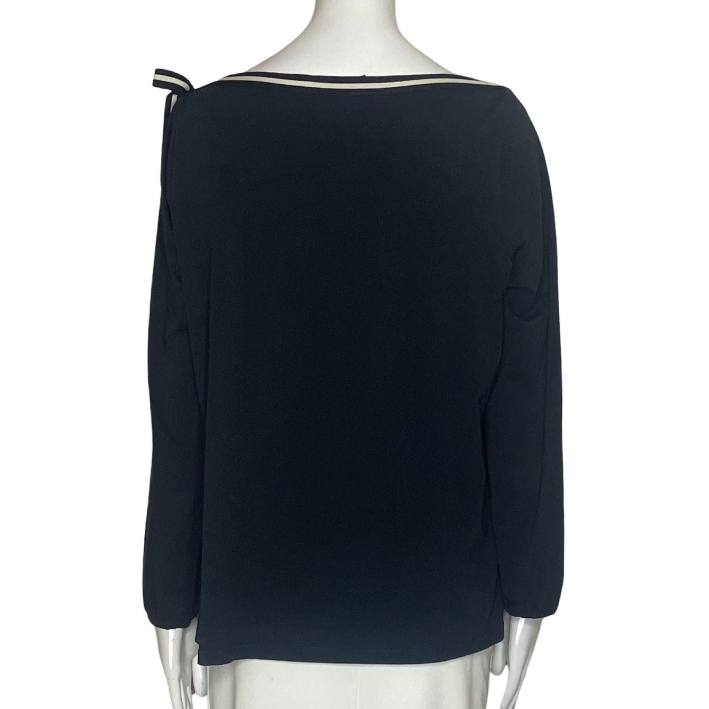 Blusa Ralph Lauren Lazo Negro-Talla L