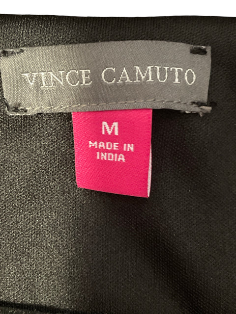 Vestido Vince Camuto Cuello V Dorado- Talla M