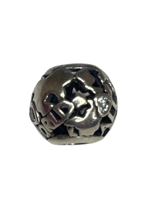 Charms Pandora Globo Terraqueo Plateado-Talla U