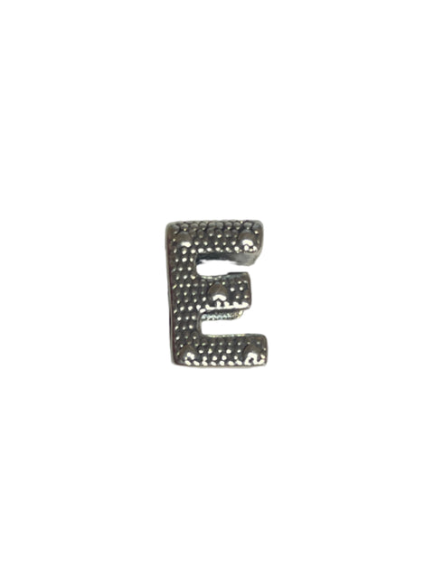 Charms Pandora Letra E Plateado-Talla U