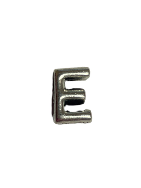 Charms Pandora Letra E Plateado-Talla U