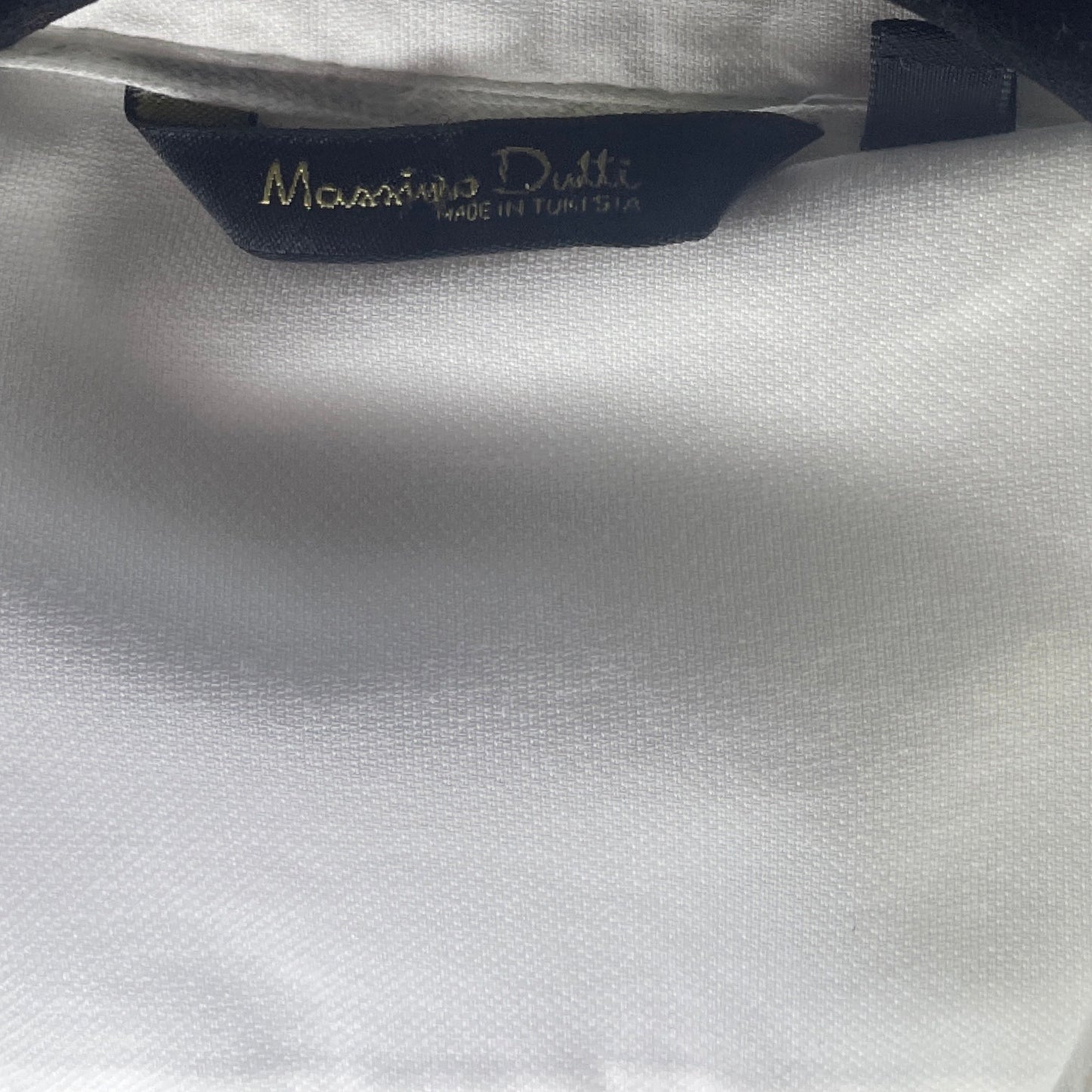 Camisa Massimo Dutti Classica Blanco-Talla 40