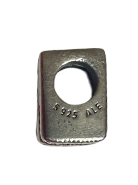 Charms Pandora Letra M Plateado-Talla U