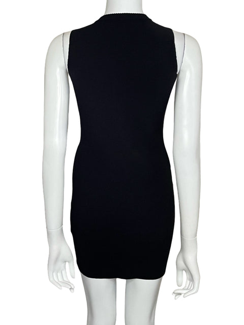 Vestido Armani Exchange Mini Sin Mangas Negro-Talla S