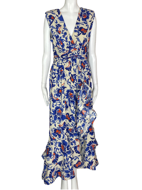 Vestido RoseVelvet Estampado Azul- Talla S