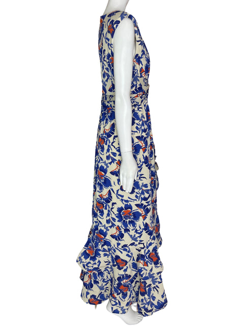 Vestido RoseVelvet Estampado Azul- Talla S