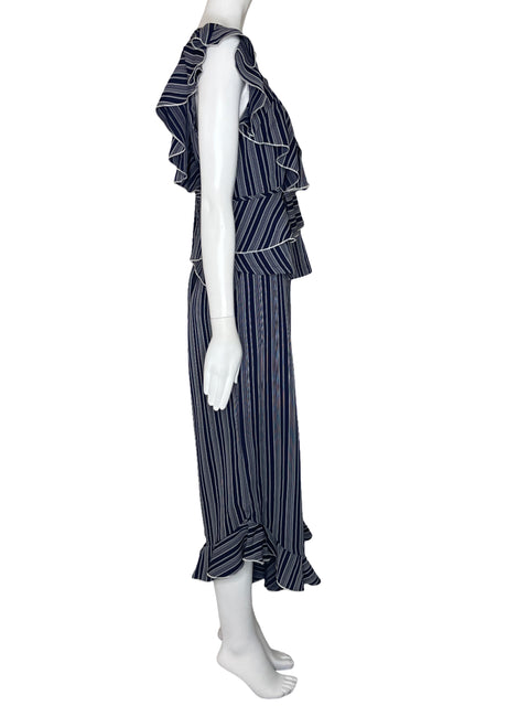 Set English Factory Rayas Vuelo Azul-Talla L