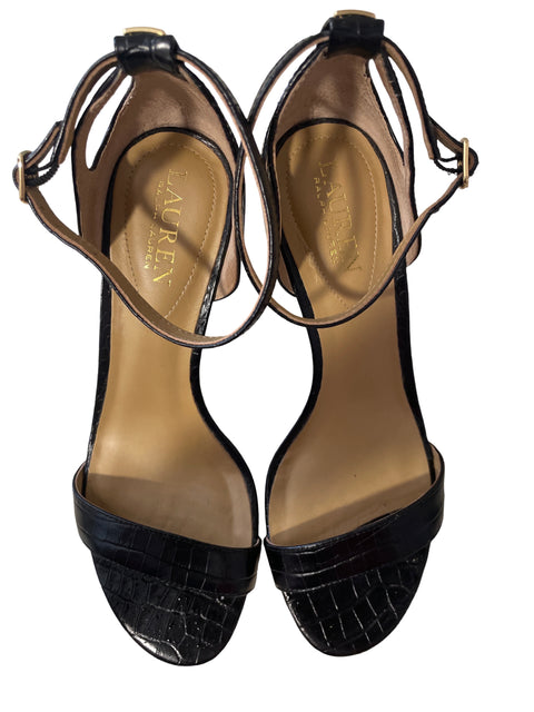 Calzado Ralph Lauren Tacon Aguja Negro- Talla 8