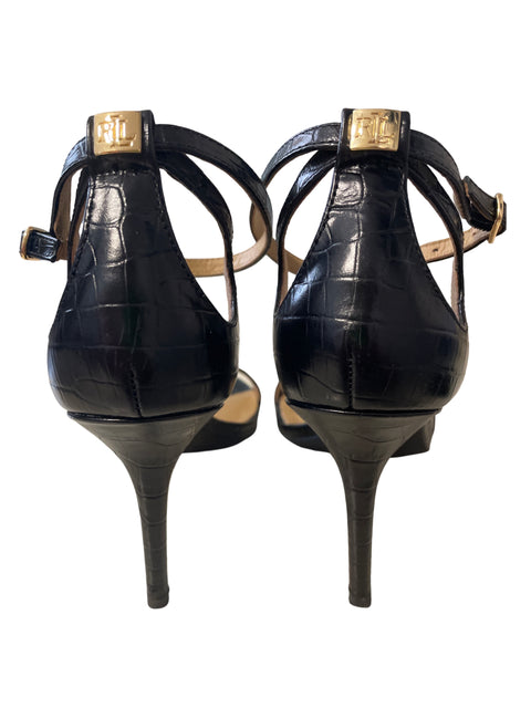 Calzado Ralph Lauren Tacon Aguja Negro- Talla 8