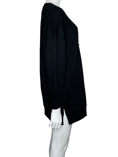 Vestido Soul Of Mu Manga Larga Negro-Talla L