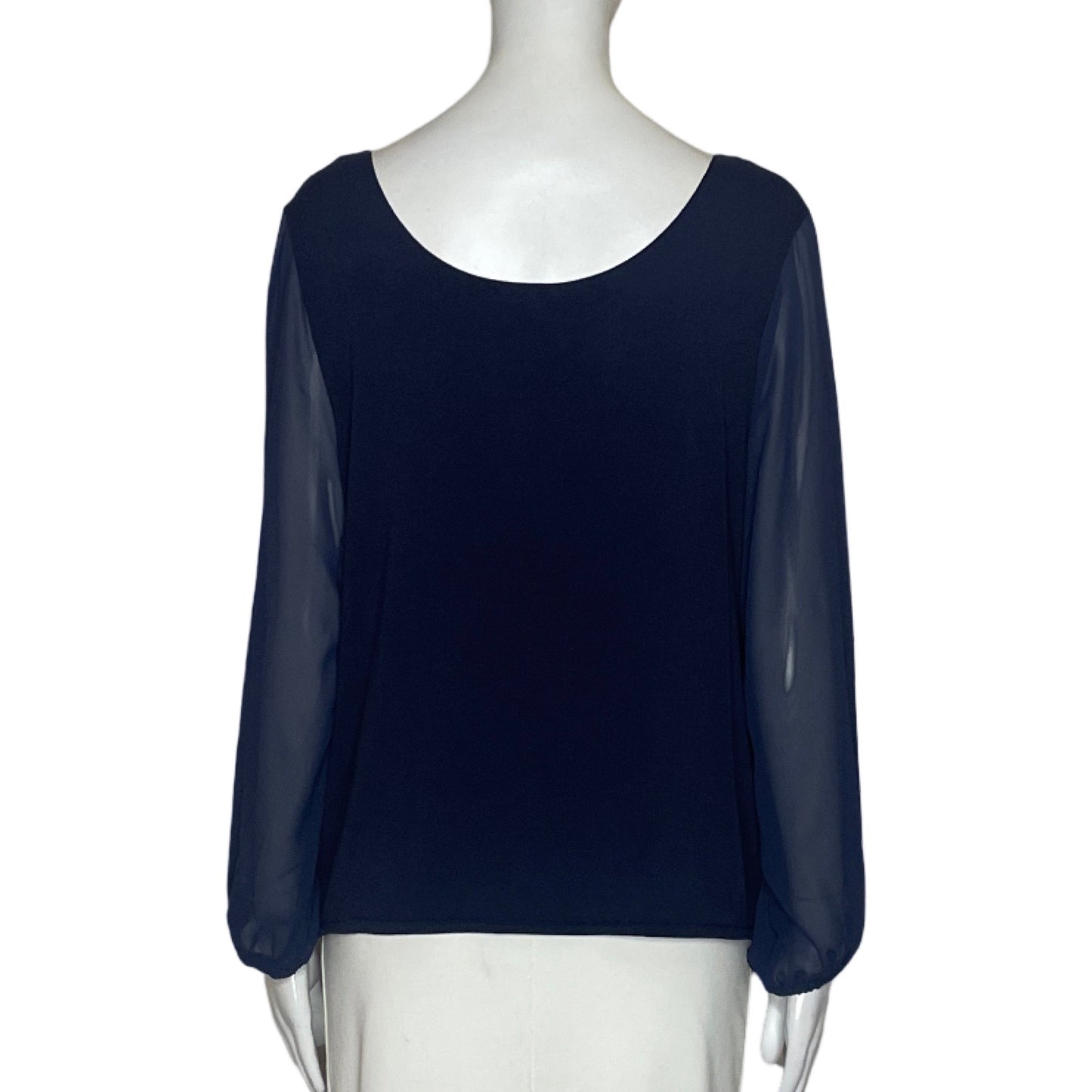 Blusa Nautica Botones Azul-Talla L