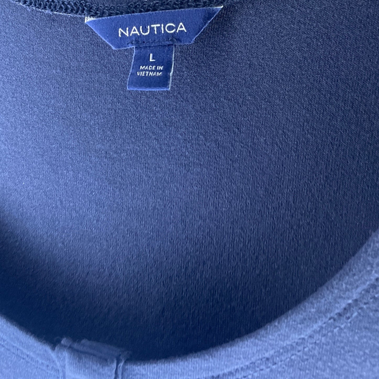 Blusa Nautica Botones Azul-Talla L