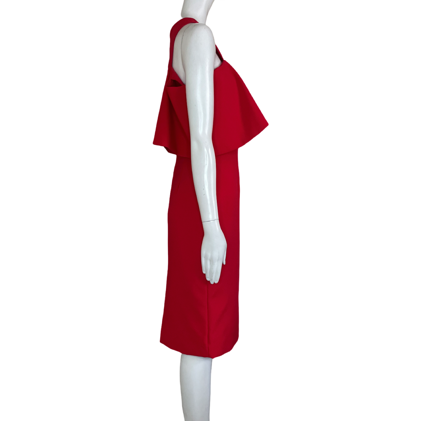 Vestido MUSTARD SEED Tiras Flecos Rojo-Talla M