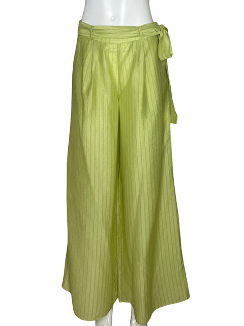 Pantalón Jacquie The Label Fluido Verde - Talla S