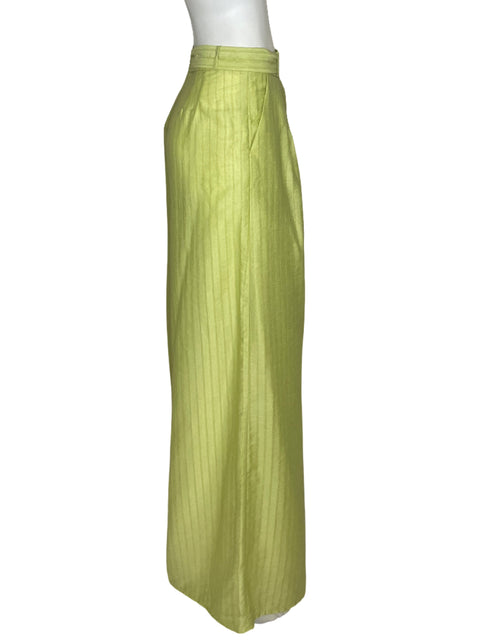 Pantalón Jacquie The Label Fluido Verde - Talla S