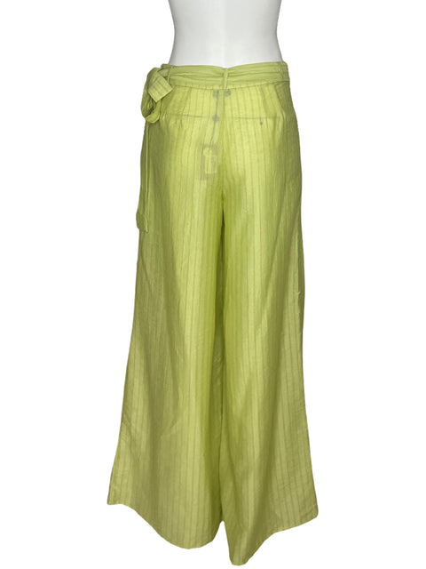 Pantalón Jacquie The Label Fluido Verde - Talla S