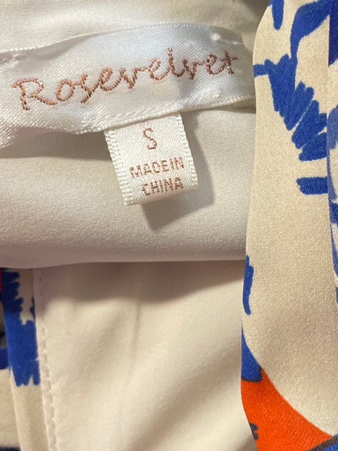 Vestido RoseVelvet Estampado Azul- Talla S