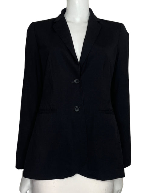 Blazer Banana Republic Stretch Bolsillos Negro-Talla 8