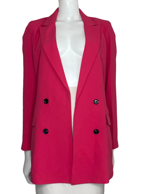 Blazer Rachel Zoe Doble Botón Rosado-Talla S