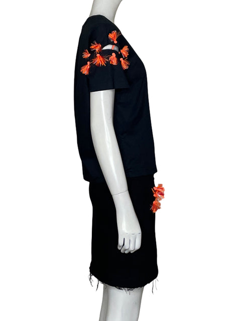 Set Steve J & Yoni P  Falda Borlas Negro-Talla S