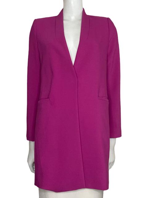 Gabardina MNG Bolsillos Rosado-Talla XXS