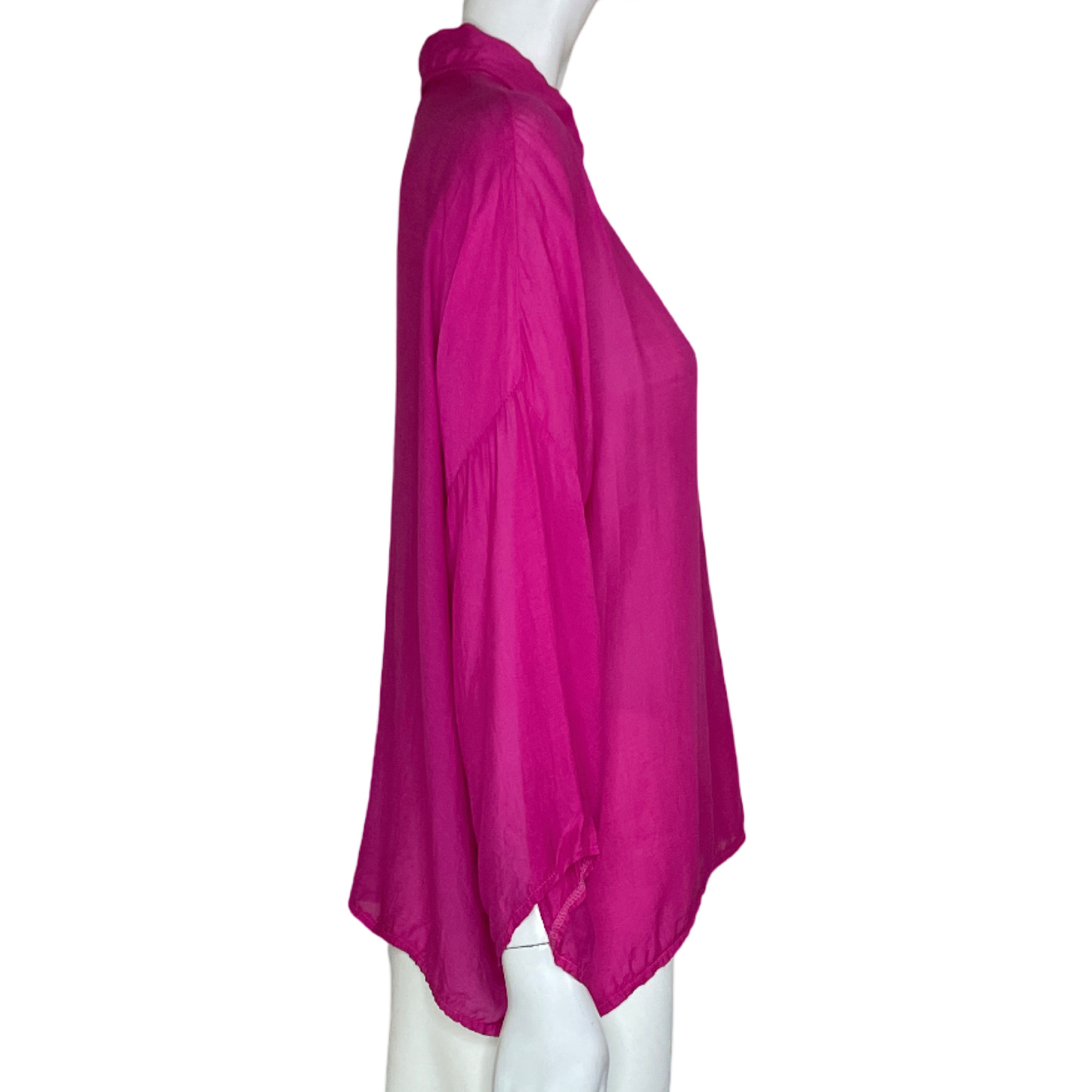 Blusa Kenneth Cole Overzise Fuscia-Talla XS