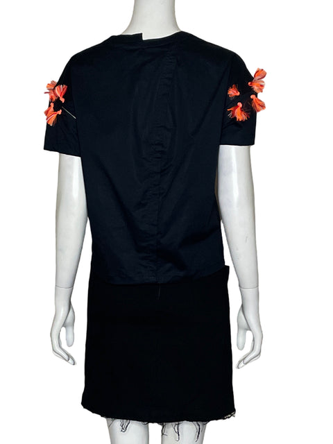 Set Steve J & Yoni P  Falda Borlas Negro-Talla S