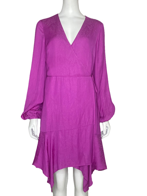 Vestido Guess Estampado Fucsia - Talla M