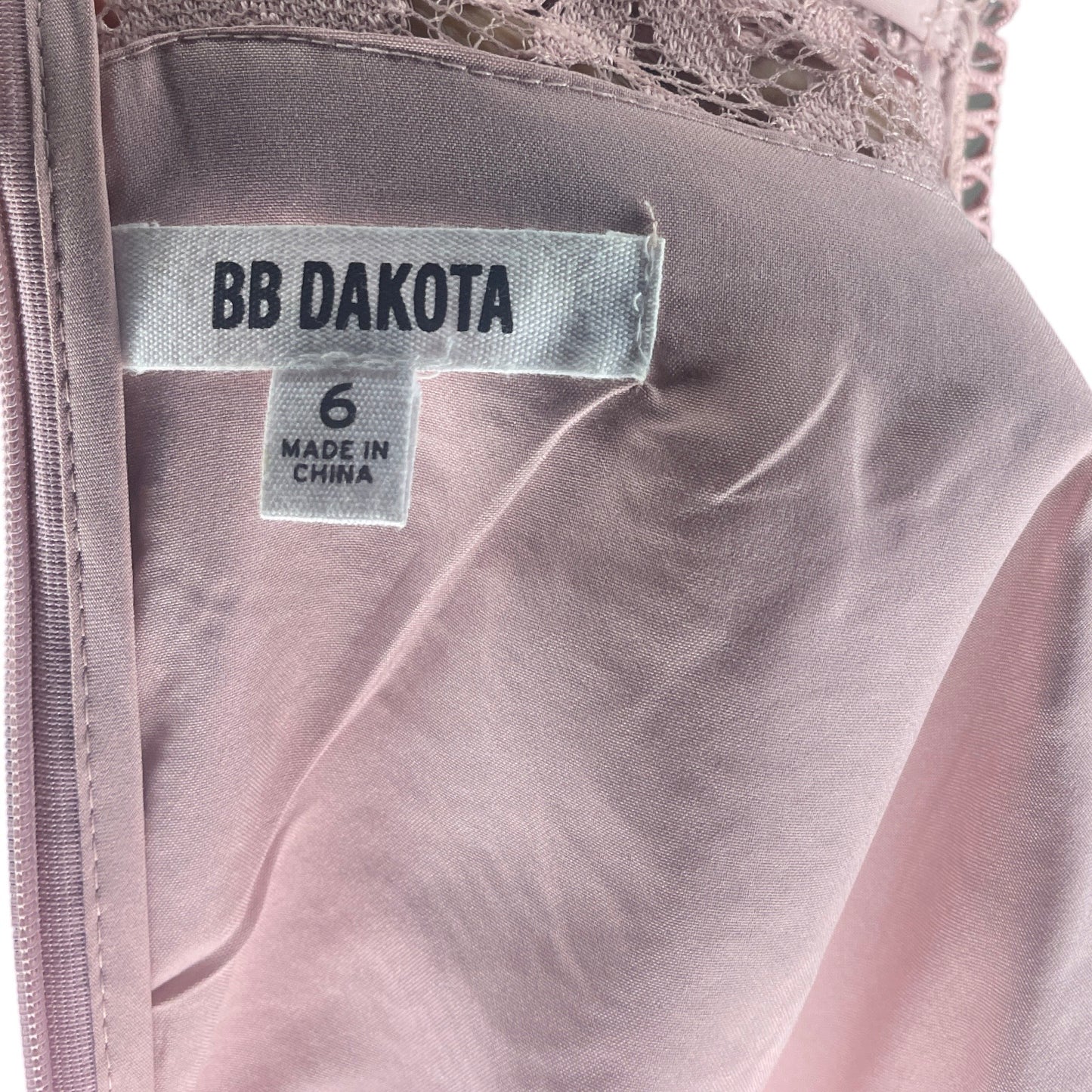 Vestido BB Dakota Encaje Rosado-Talla 6