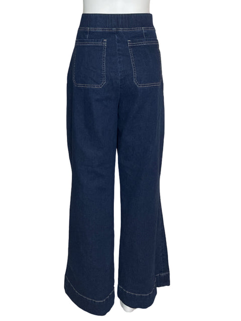 Pantalon Nautica Jeans Bolsillos Azul- Talla 10