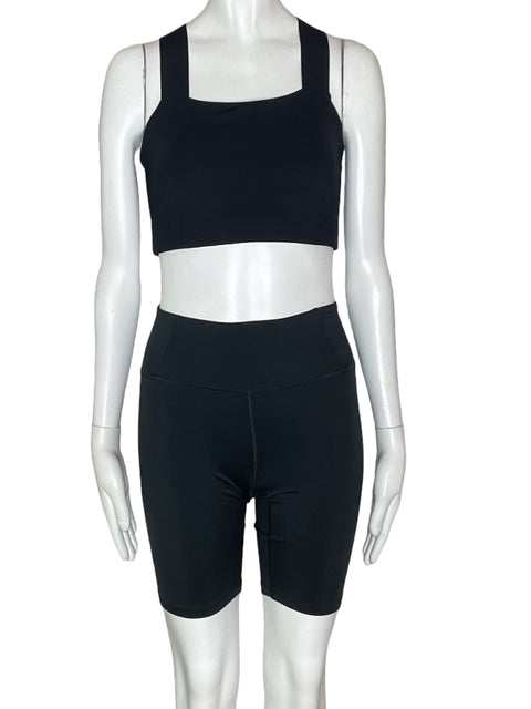 Set Girlfriend Collective Deportivo Negro- Talla S
