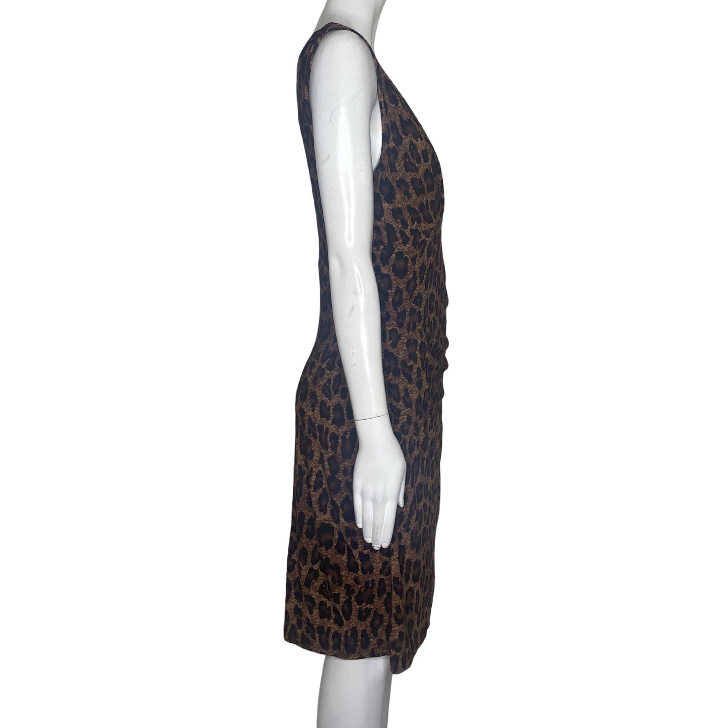 Vestido Ralph Lauren Animal Print Marron-Talla 6