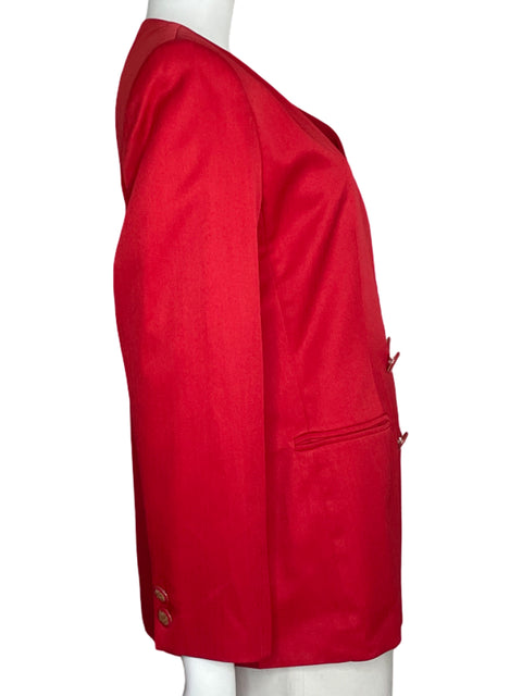 Blazer Gilmor Bolsillos Rojo-Talla 8