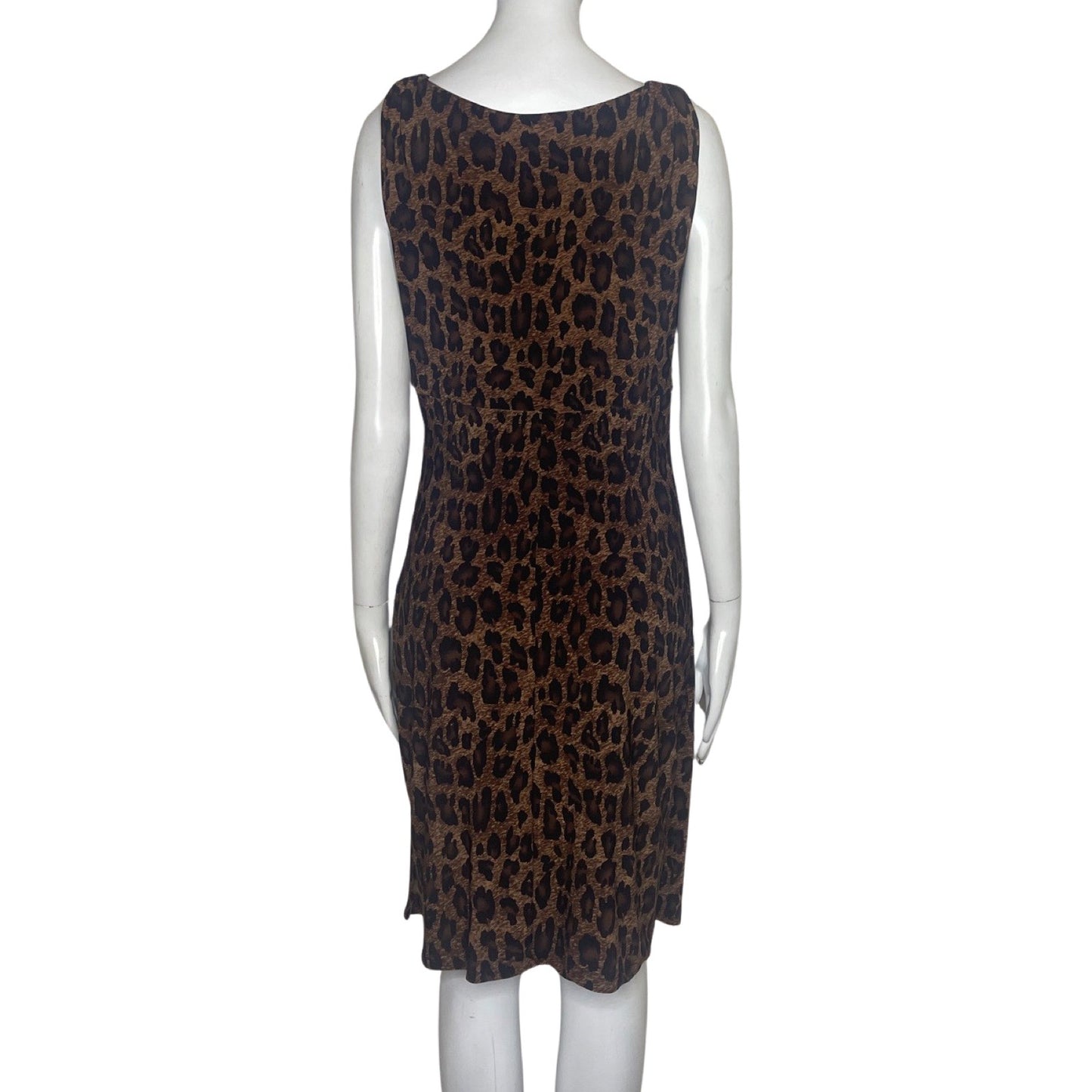 Vestido Ralph Lauren Animal Print Marron-Talla 6