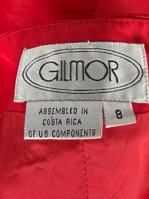 Blazer Gilmor Bolsillos Rojo-Talla 8