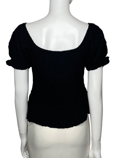 Blusa Almost Famous Smock Negro-Talla XL