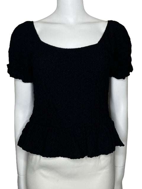 Blusa Almost Famous Smock Negro-Talla XL