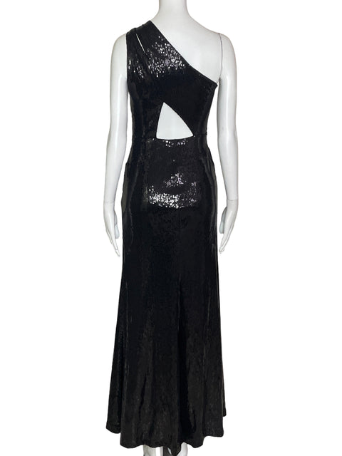 Vestido B. Darlin Lentejuelas Negro- Talla 2