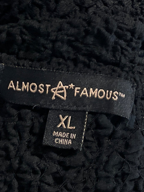 Blusa Almost Famous Smock Negro-Talla XL