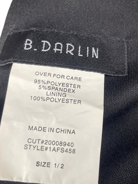 Vestido B. Darlin Lentejuelas Negro- Talla 2