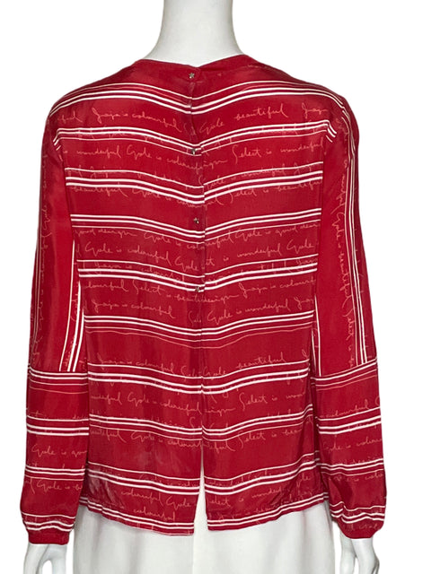 Camisa Maje Botones Estrella Rojo-Talla S