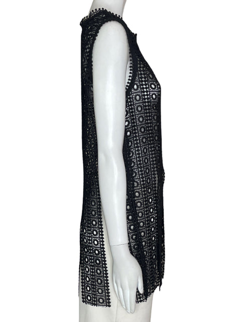 Blusa Zara Tejida Negro- Talla M