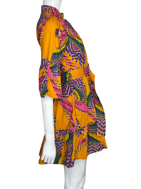 Vestido Farm Macaw Amarillo-Talla S