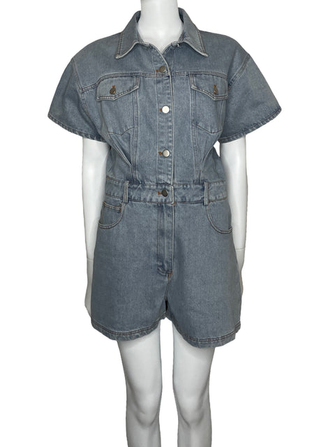 Romper Le Lis Denim Bolsillos Azul-Talla M