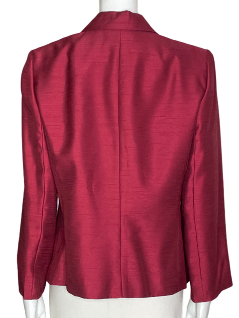 Blazer Lesuit Plizado Rojo- Talla 10