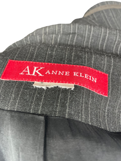 Blazer Anne Klein Rayas Negro- Talla 10