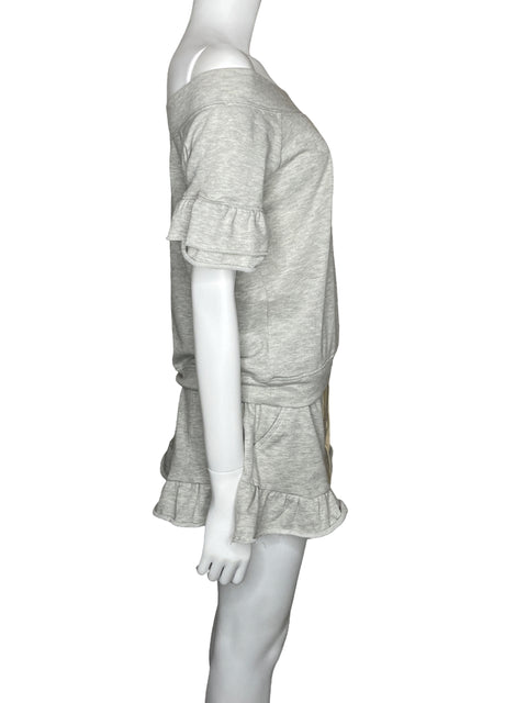 Set Dance & Marvel Short+Sueter Gris-Talla M