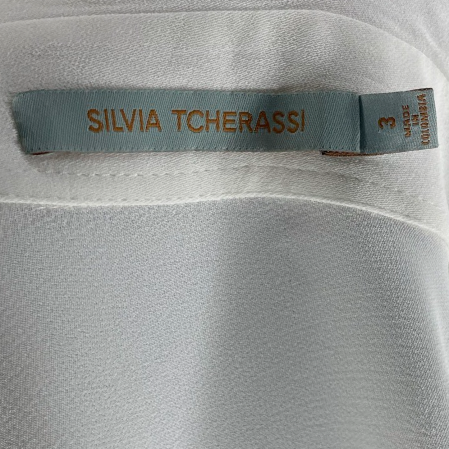 Body Silvia Tcherassi Cruzado Blanco - Talla 3/M