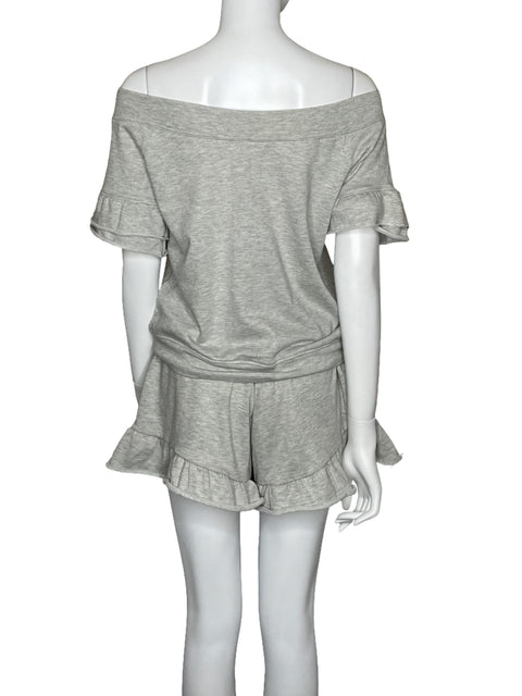 Set Dance & Marvel Short+Sueter Gris-Talla M