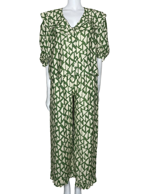 Set Gigio Estampado Verde-Talla M